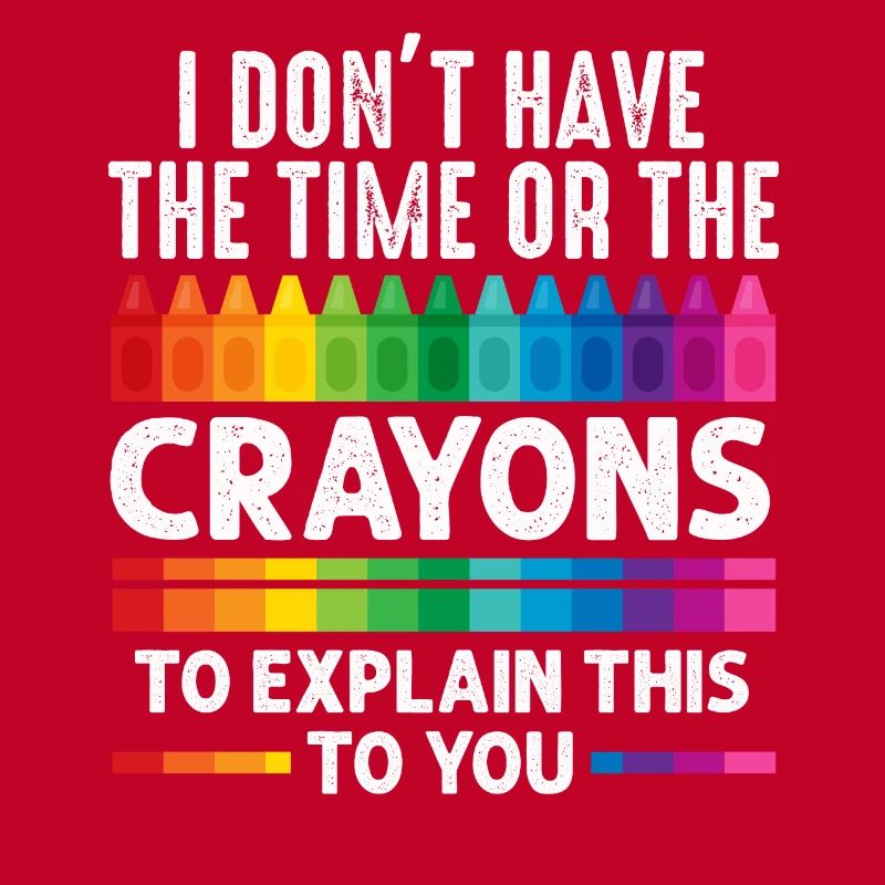 Ich habe nicht die Zeit oder die Buntstifte