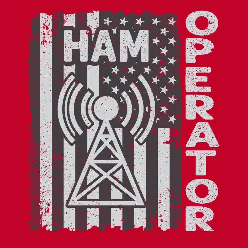 Ham Operator US Flag