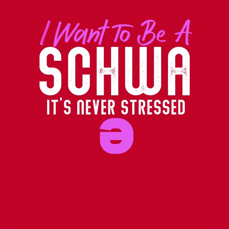 Ich will ein Schwa sein, der nie gestresst ist