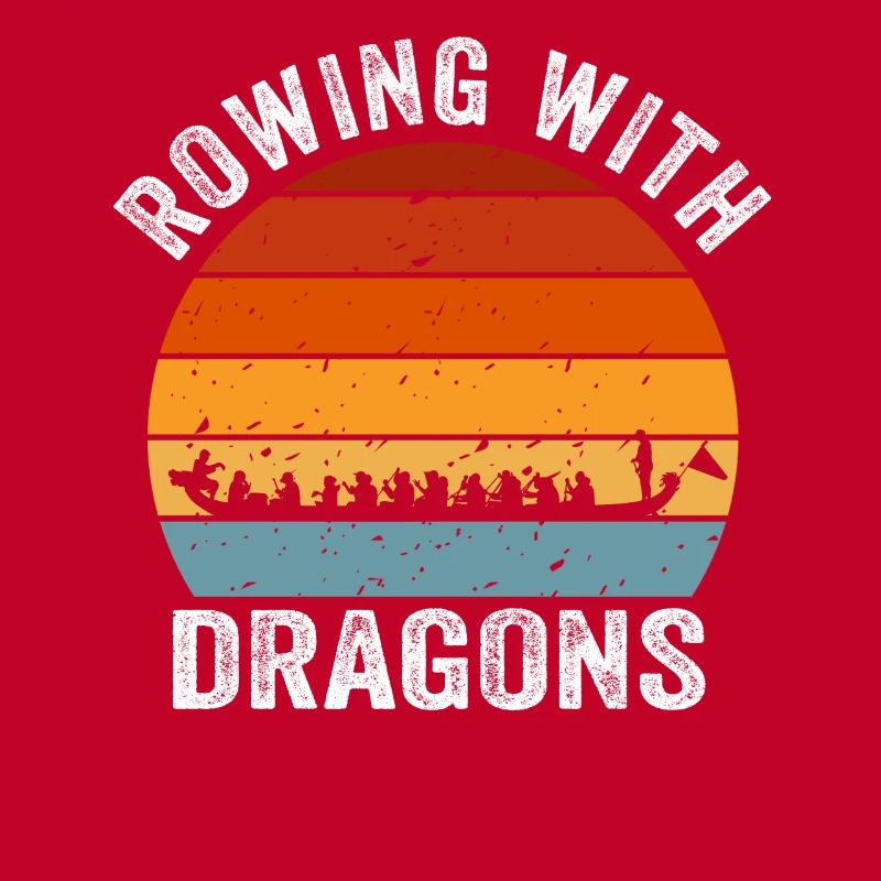 Rudern mit Drachen Drachenboot