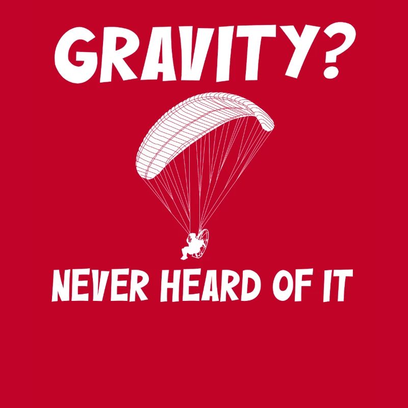 Mème hilarant de gravité de paramoteur