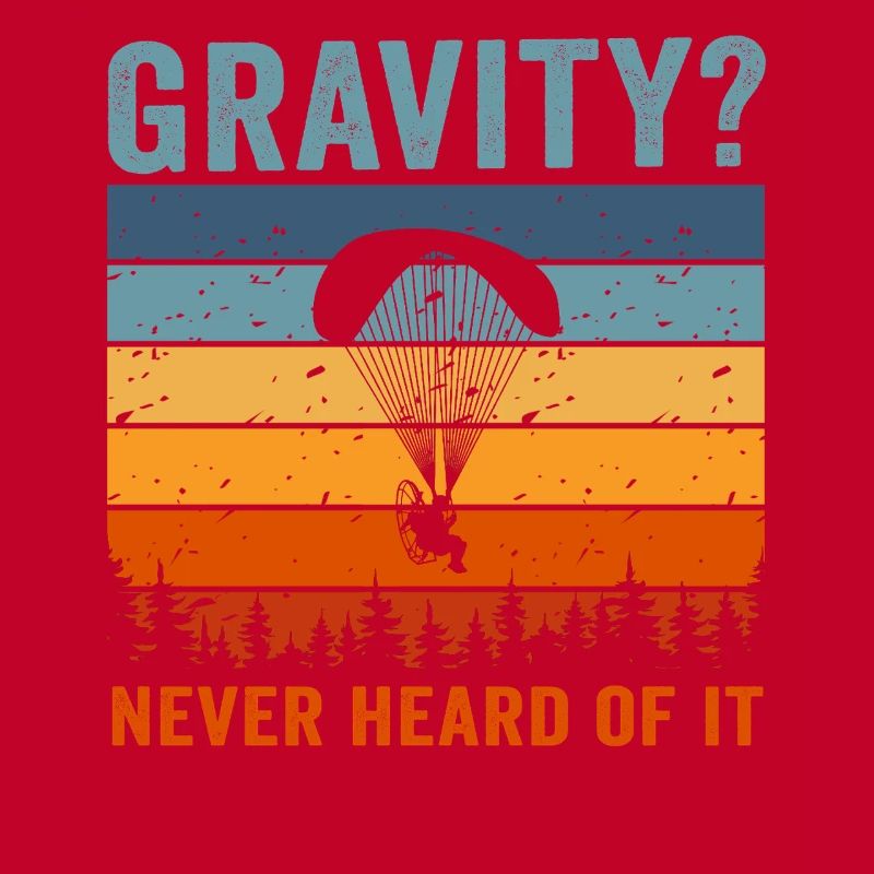 Mème hilarant de gravité de paramoteur