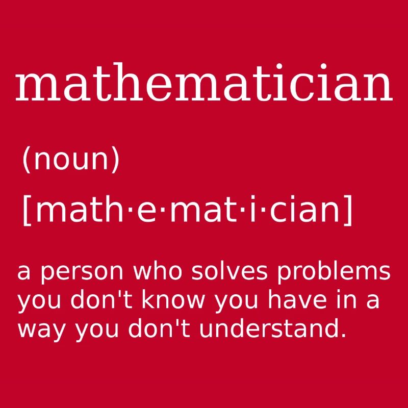 Mathématicien Math Math Nerd Professeur de mathématiques