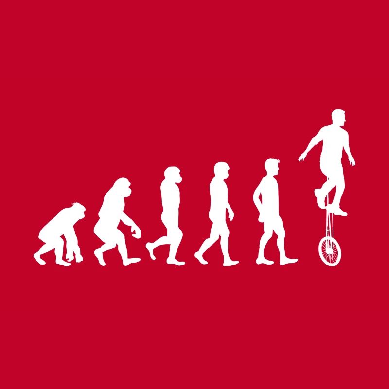 Evolution cadeau monocycle Monocycle monocycle