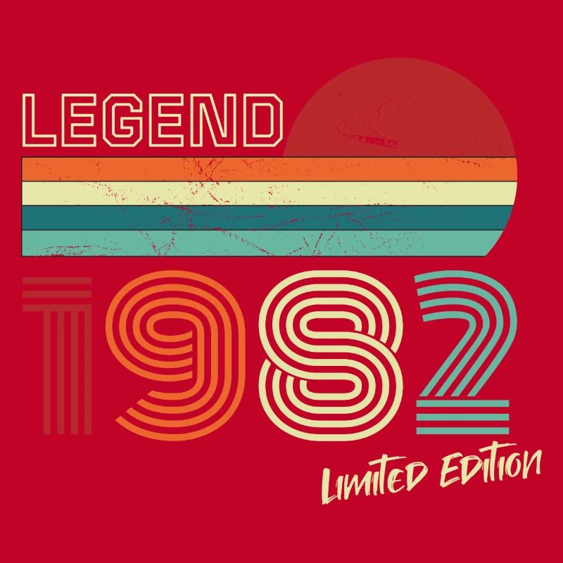 Legend 1982 Geburtstagsshirt Geschenk Jubiläum
