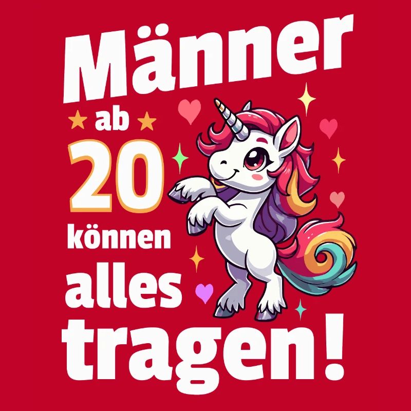 Mann 20. Geburtstag. Lustiger Spruch Geschenkidee