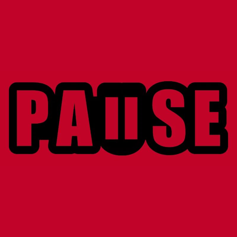 Pause - break - pause button