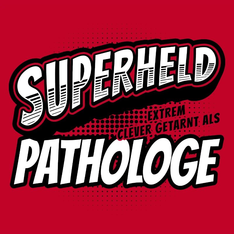 Superheld, clever getarnt als Pathologe