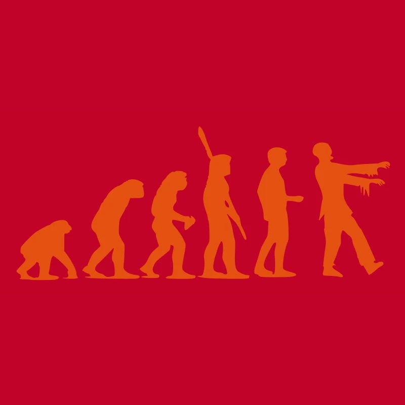 Zombie Evolution (monochrome)