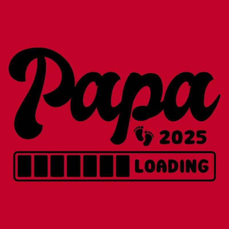 Papa 2025 loading - Schwangerschaft - Geschenk
