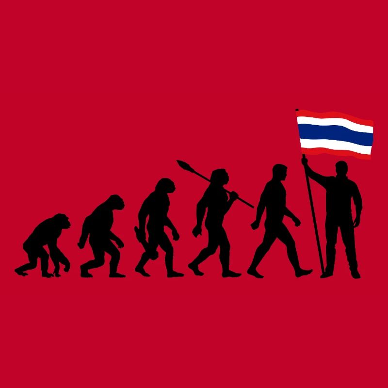 Thailand - Evolution - Flag - Nation