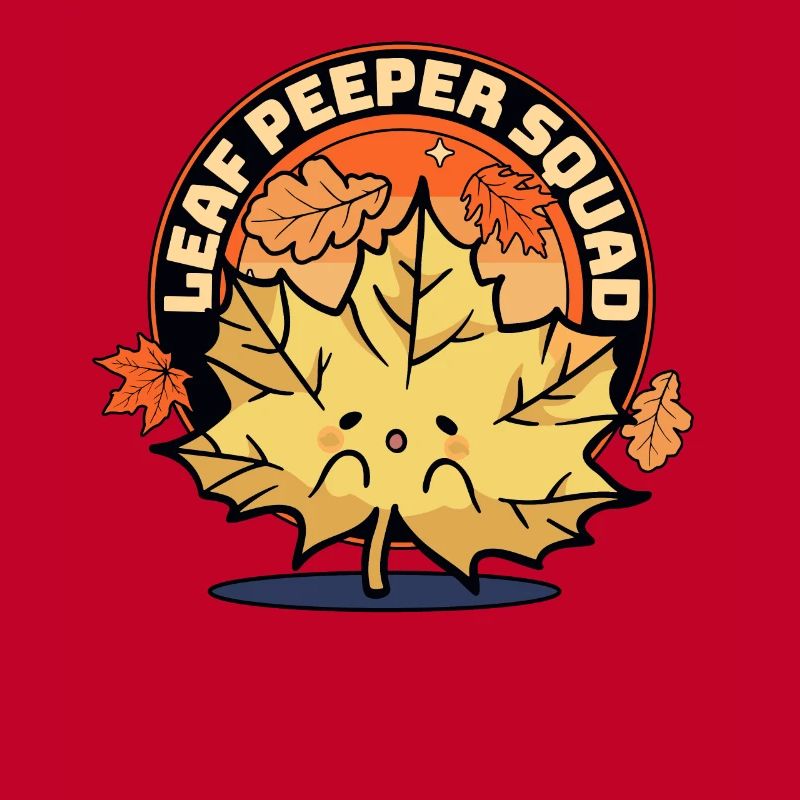 Leaf Peeper Squad Automne Feuillage Feuille Peeping Automne