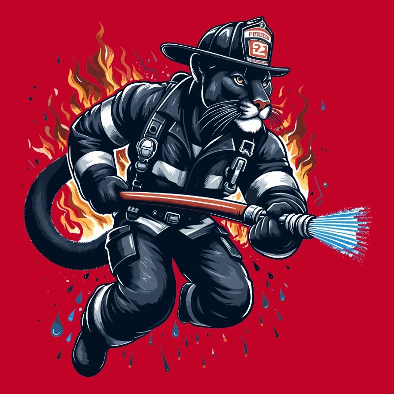Fire Brigade Panther Jaguar Gift