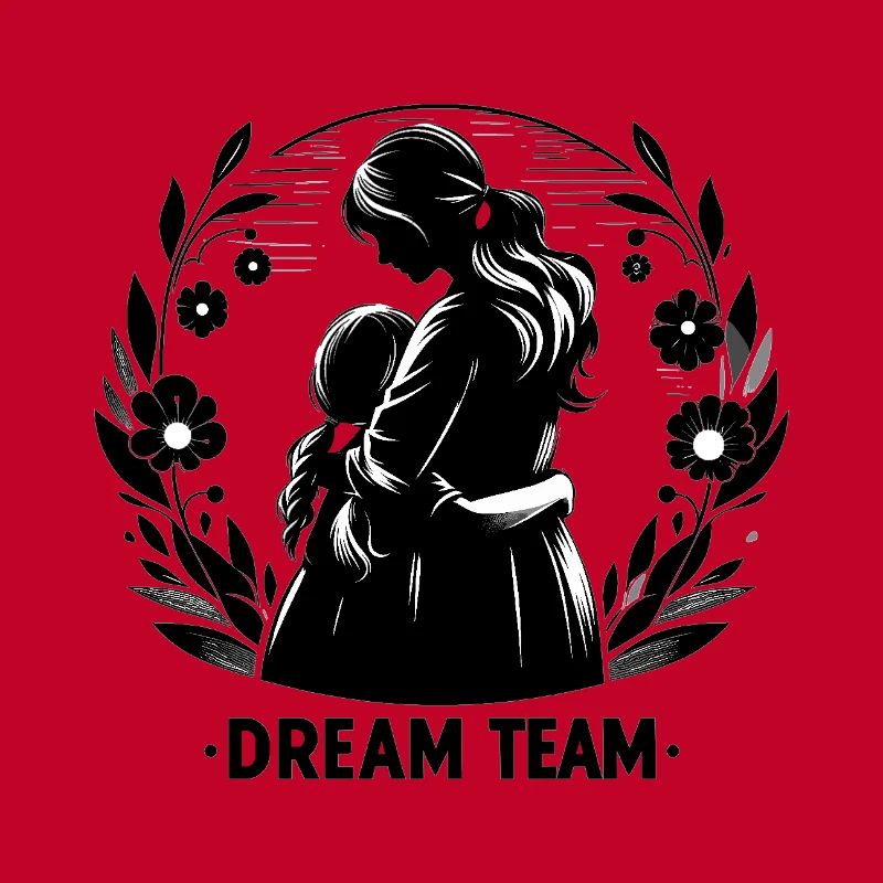 Mutter und Tochter Traumteam Team Geschenk