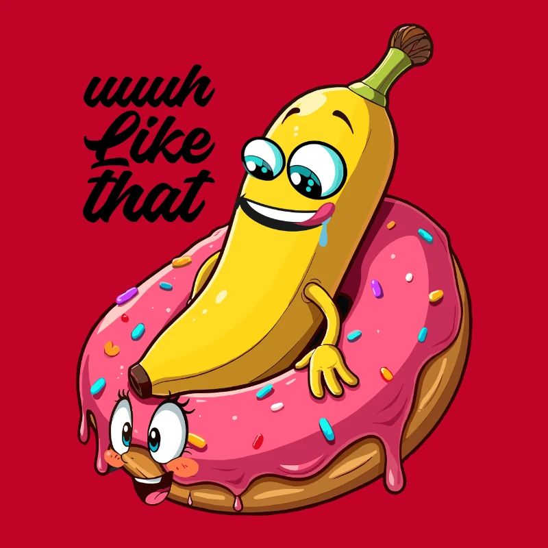 Banana Donut Relationship Love Making Gift