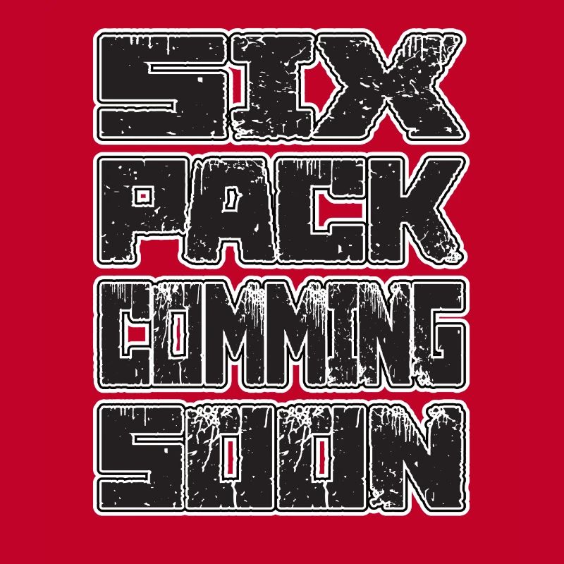 SIX PACK COMMIMG SOON Training GYM Geschenk