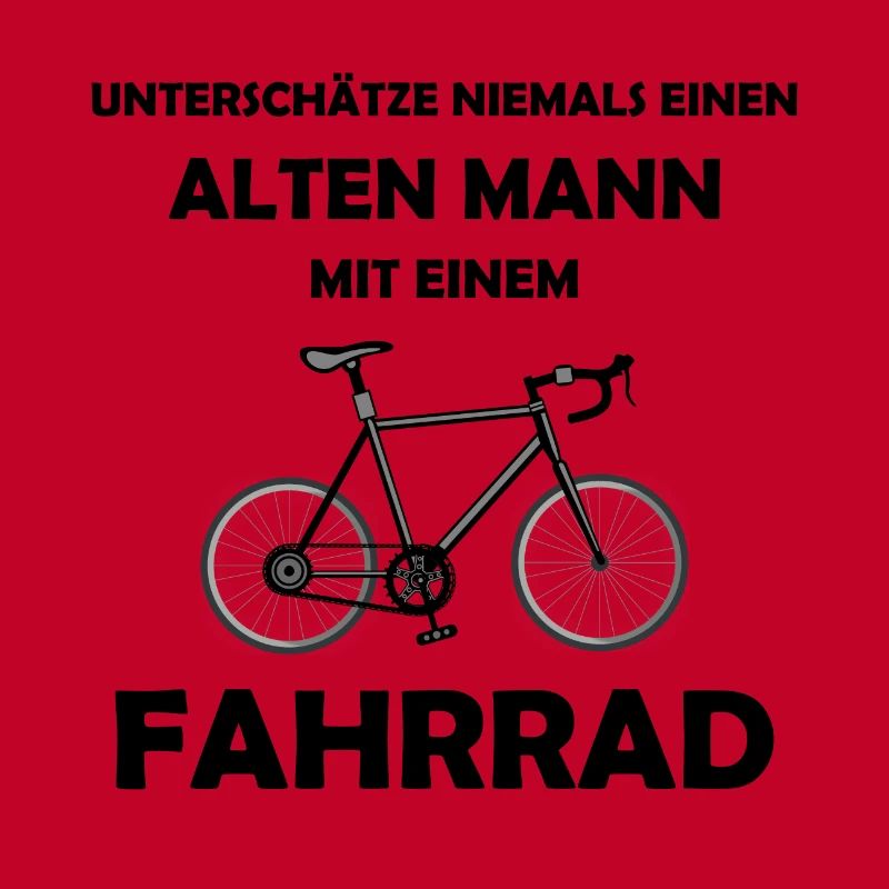 Fahrrad Alter Mann