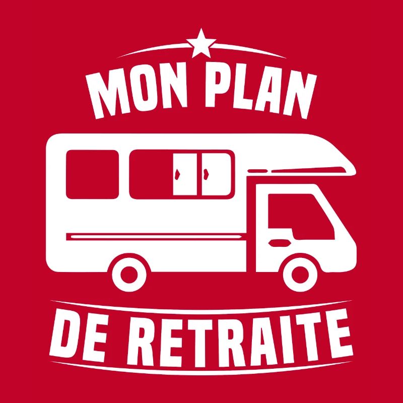 Mon Plan de Retraite Camping Car Humour Cadeau