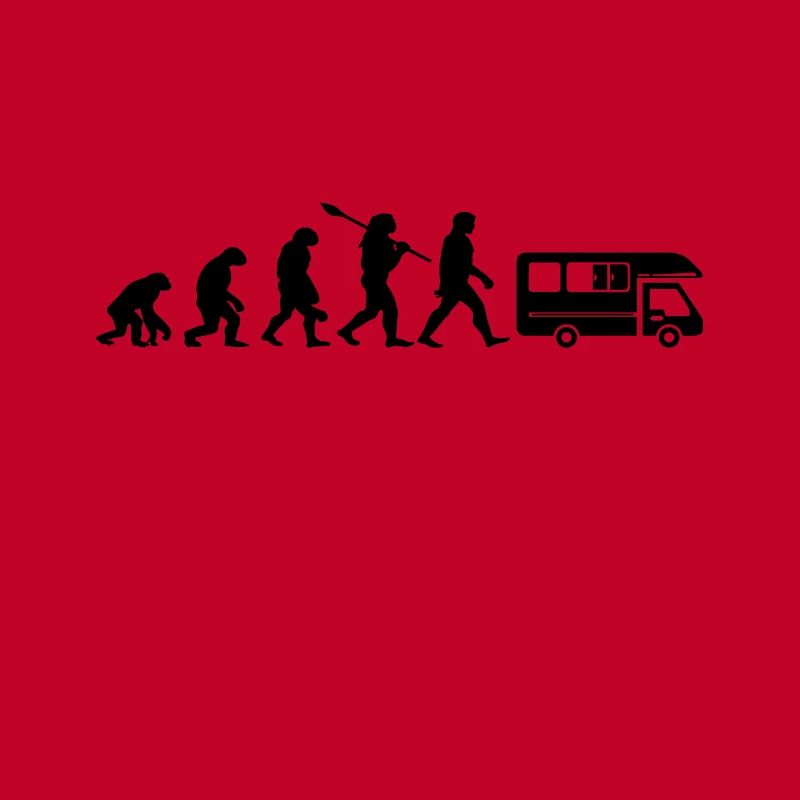 Évolution Camping Car Humour Cadeau