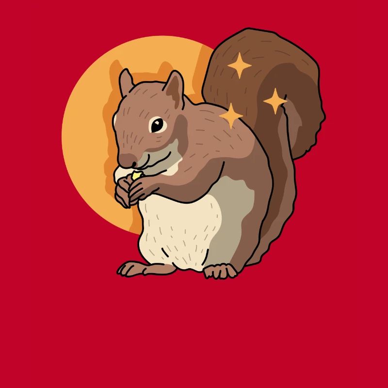 Süßes Eichhörnchen Grauhörnchen Geschenk