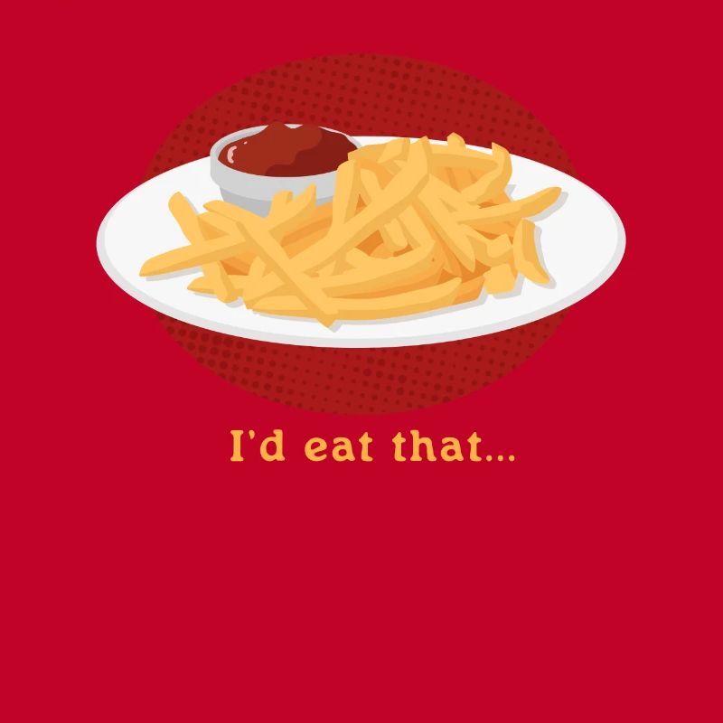 Frites frites frites restauration rapide restauration rapide cadeau