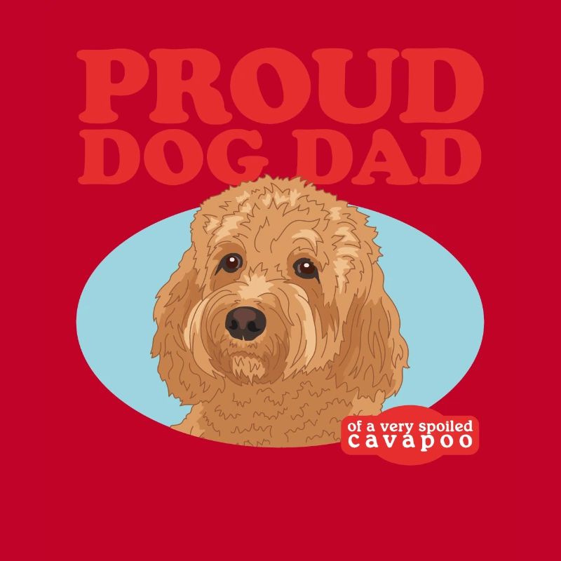 Cavapoo Papa Chien Cavoodle Chien Propriétaire Cadeau