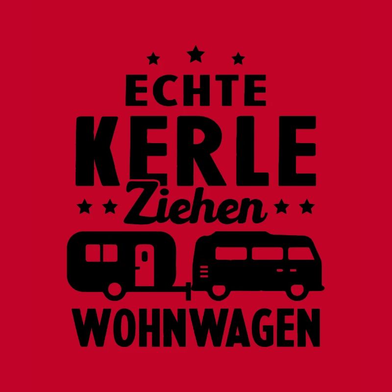 echte kerle ziehen wohnwagen