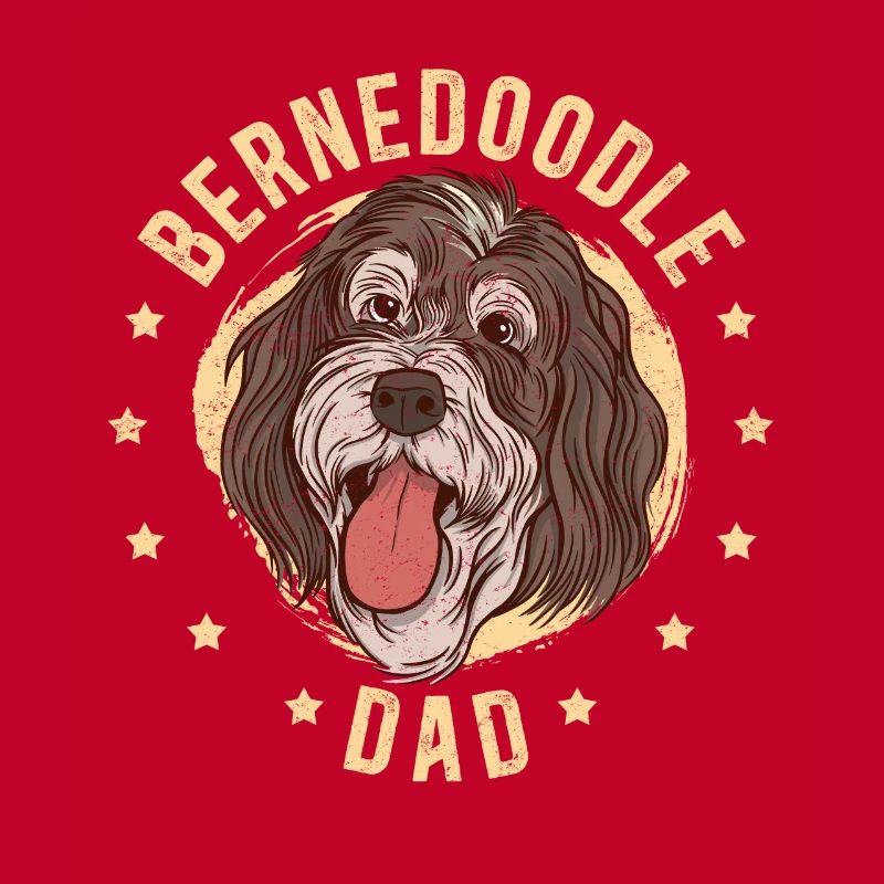 Bernedoodle Dad Hundebesitzer Hundepapa Geschenk