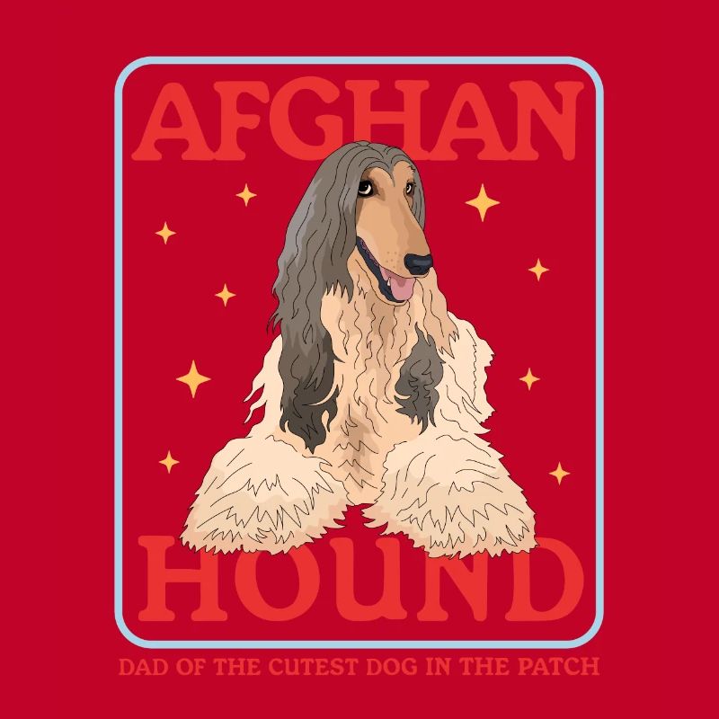 Afghanischer Windhund Dad Hundehalter Geschenk