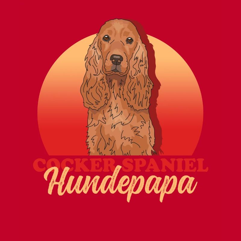 Cocker Spaniel chien papa | Cadeau Cocker Spaniel