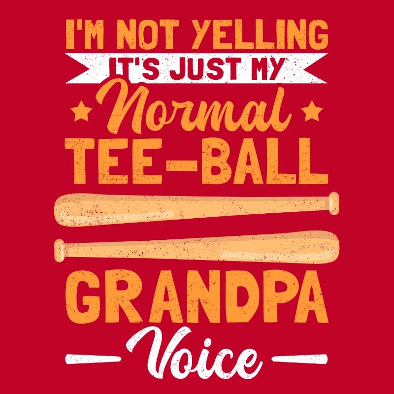 Tea Ball Grandpa Tee-Ball Teeball T-Ball Gift