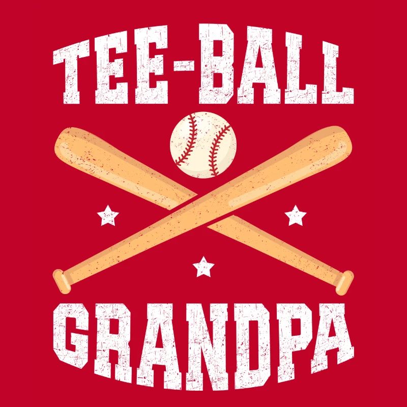 Tee Ball Grandpa Teeball Tee-Ball T-Ball Geschenk