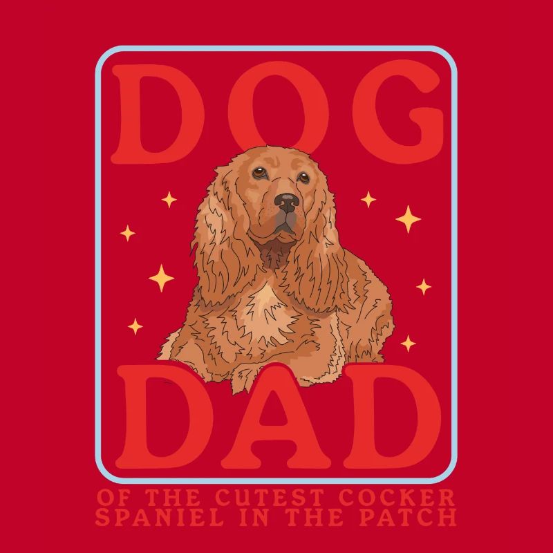 Cocker Spaniel Dad Cocker Spaniel Cadeau