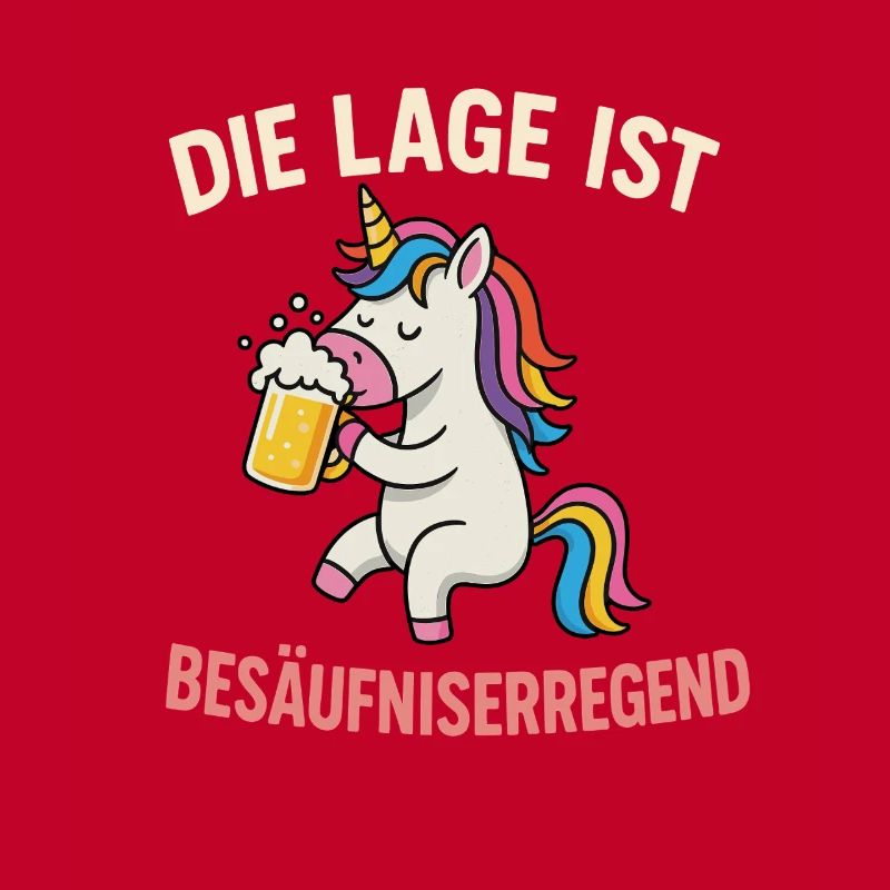 Einhorn mit Bier