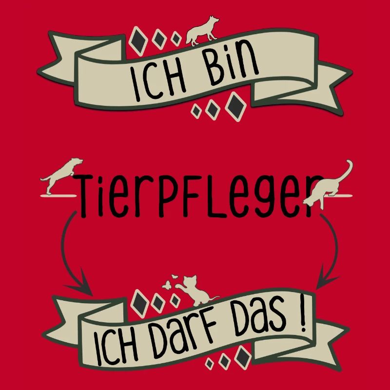 Lustiger Tierpfleger Spruch - ich darf das