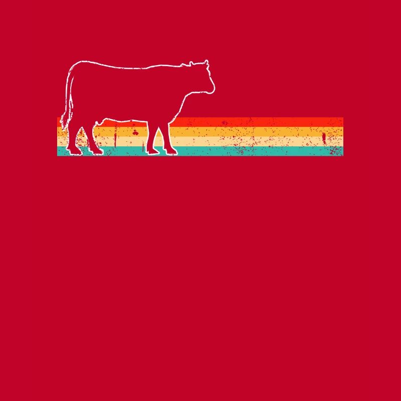 Cow Beef Retro