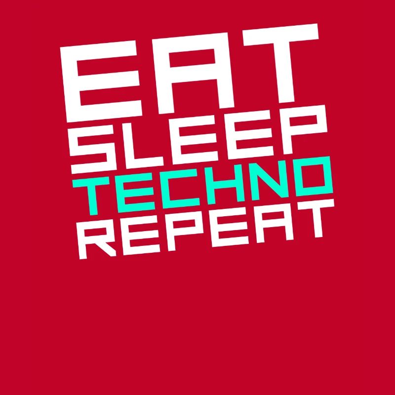manger du sommeil techno répéter