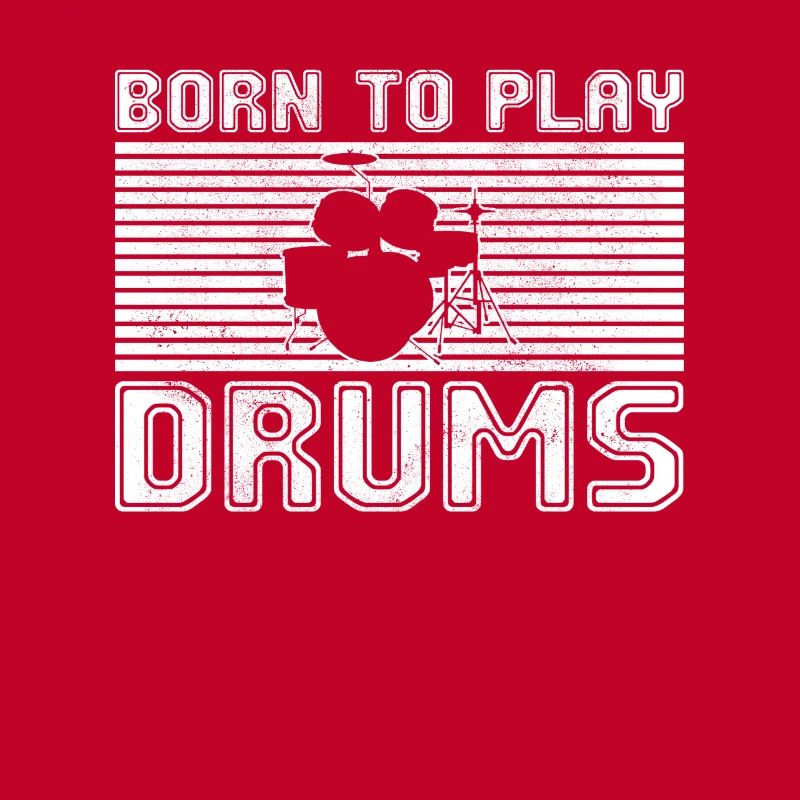 Playing the drums