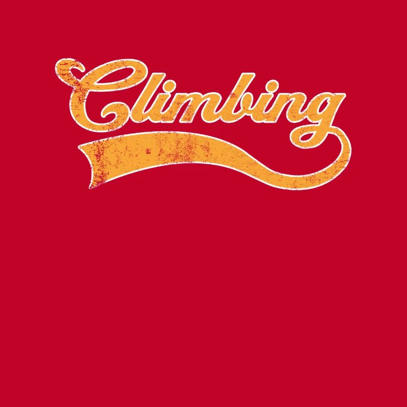 Climbing lettering