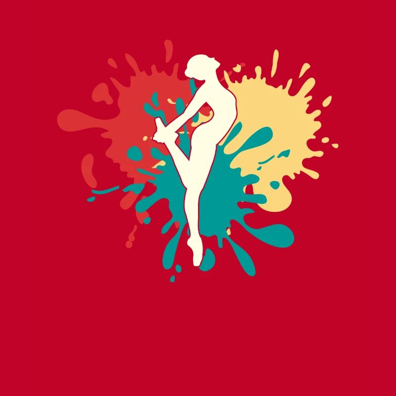 Silhouette de danseur dansant