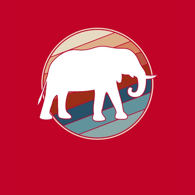 Éléphant rétro