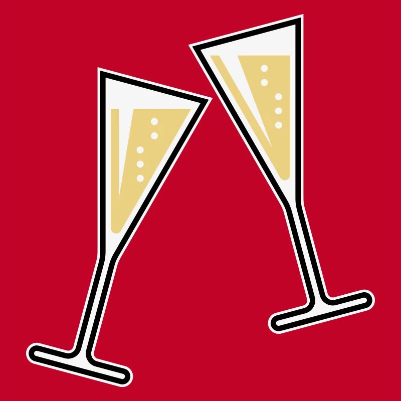 2 Sektgläser (Sekt / Trichter / Zu / 3C)