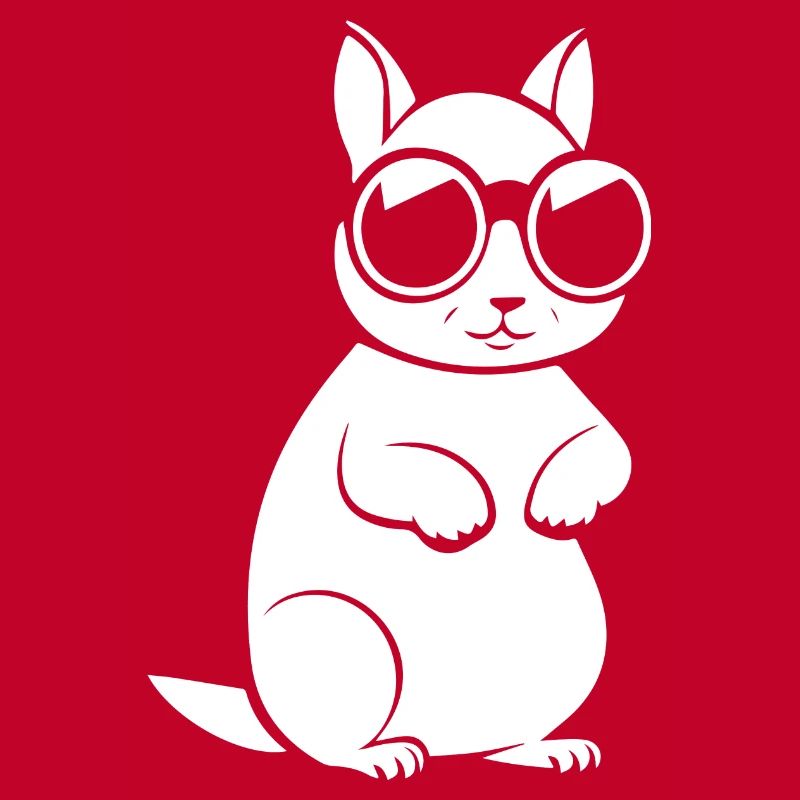 Lustiges Eichhörnchen mit Sonnenbrille Eichhörnchen