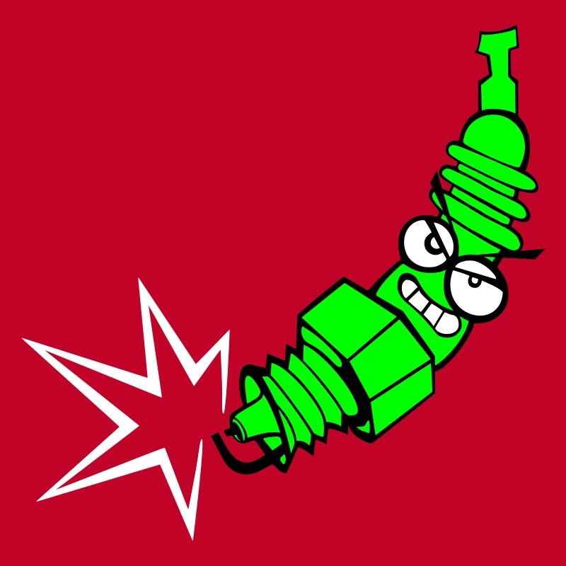 Spark plug with color changing function