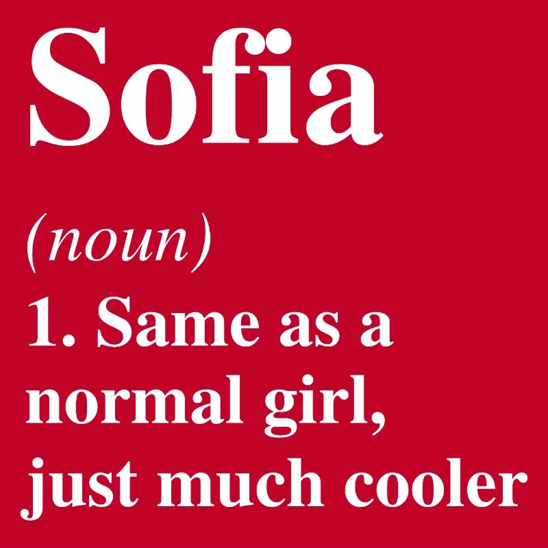 Sofia Definition Cooler Name Spruch Geschenk