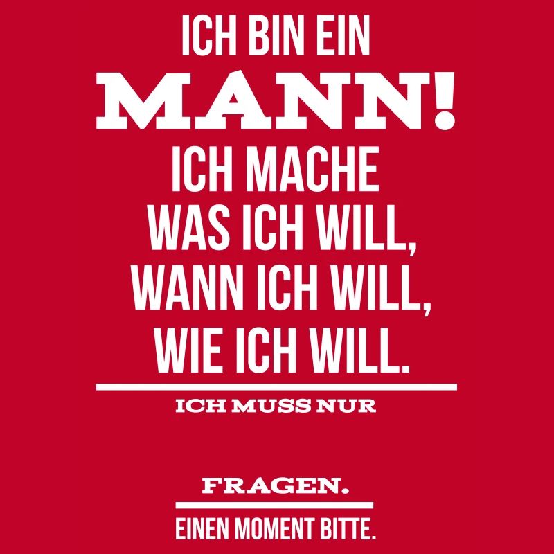 Ich bin ein Mann Ehemann Sprüche Geschenk