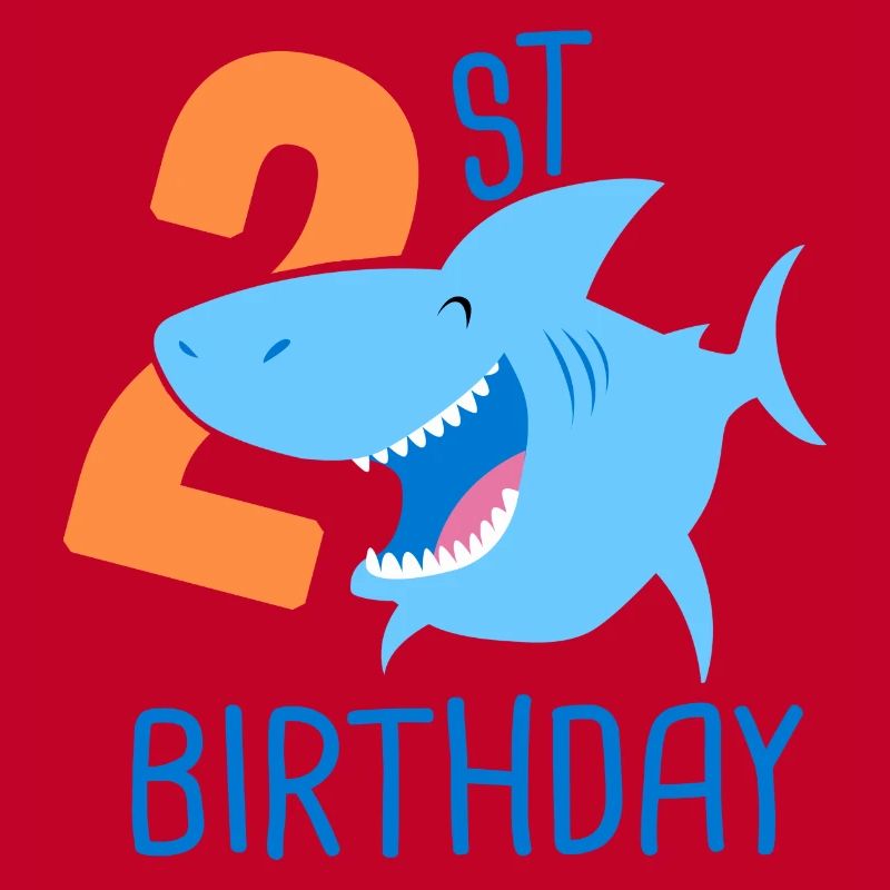 2e anniversaire garçon 2 ans requin