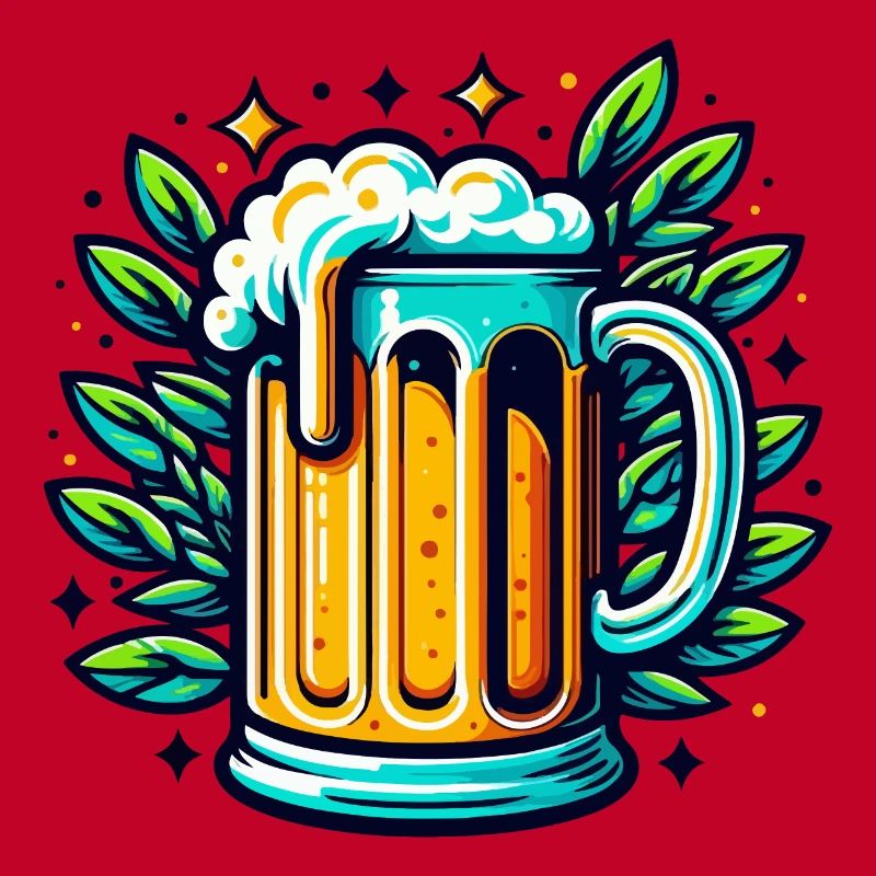 BIÈRE PRESSION, BOISSON, BOISSON, PICHET, MALT, HOUBLON