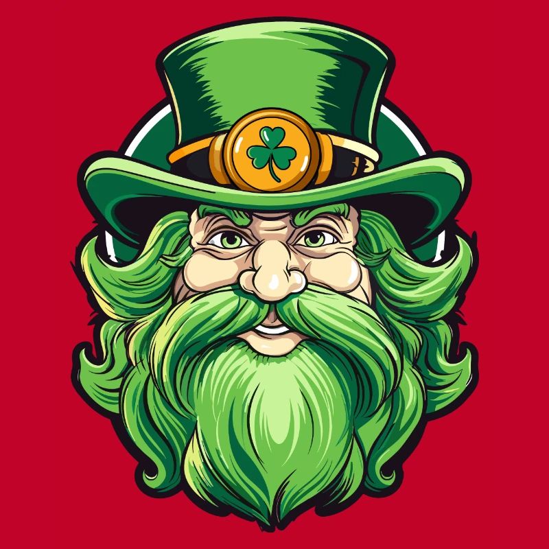 Leprechaun de la Saint-Patrick avec chapeau haut de forme