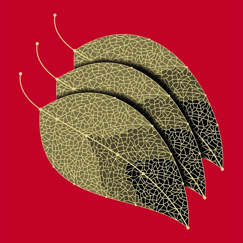 Feuilles décoratives